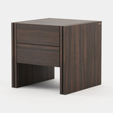 Laskasas Mucala Bedside Table in Smoked Eucalyptus Veneer Matte