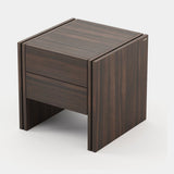 Laskasas Mucala Bedside Table in Smoked Eucalyptus Veneer Matte, third view