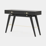 Laskasas Niels Console in Black Lacquer Matte