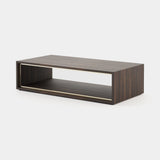 Laskasas Nilo Coffee Table in Smoked Eucalyptus Veneer Matte
