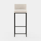 Laskasas Peter Bar Stool in Xangai White weave, second view