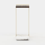 Laskasas Poppi Side Table in Smoked Eucalyptus Veneer Matte, second view
