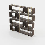 Laskasas Praga Bookshelf in Smoked Eucalyptus Veneer Matte, third view