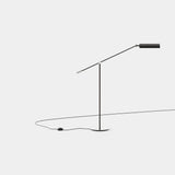 Laskasas Randolph Floor Lamp in Polished Stainless Steel, second view