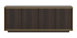 Laskasas Rick Sideboard 200 cm — wood finish, front view