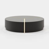 Laskasas Riga Coffee Table in Black Lacquer Matte