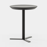 Laskasas Sen Side Table in Black Lacquer Matte