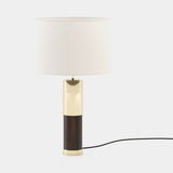 Laskasas Sharon Table Lamp in Smoked Eucalyptus Veneer Matte
