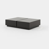 Laskasas Sila Coffee Table in Black Lacquer Matte