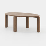 Laskasas Tasos Coffee Table in Walnut Veneer Matte