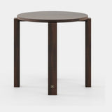 Laskasas Tasos Side Table in Smoked Eucalyptus Veneer Matte, second view
