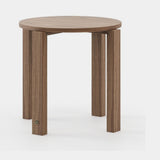 Laskasas Tasos Side Table in Walnut Veneer Matte
