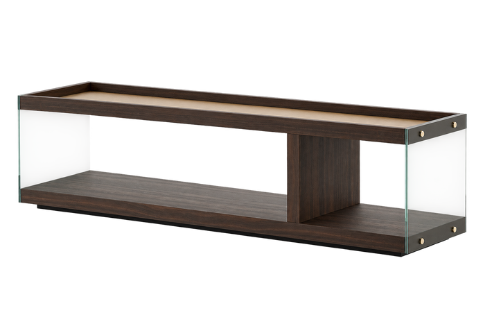 Laskasas Thoreau Storage Unit - Smoked Eucalyptus Veneer Matte