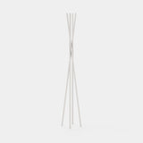 Laskasas Twisted Coat Hanger in Textured White Iron