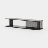 Laskasas Will Storage Unit in Black Lacquer Matte