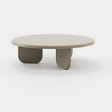 Laskasas Williams Coffee Table in Beige Grey Lacquer Matte