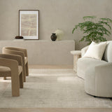 Latitude Ivory Beige Luxury Rug, available from Touched Interiors UK
