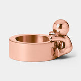 Lilliput Figurine Luxury Tea Light Holder, shown in copper