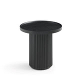 Lincoln Side Table - Matte Black