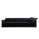 Luxence Jet Set Sofa: Precious Metal Pedestal Base