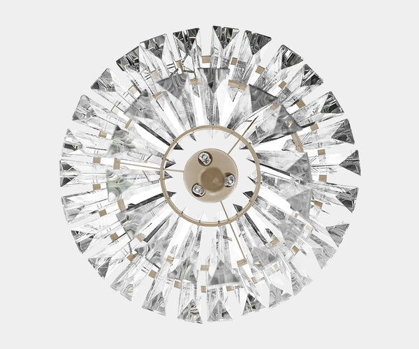 Luxury Crystal Glass Pendant Lamp - Gold Finish Veritas Pendant