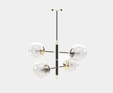 Elegant two-tiered chandelier with metallic accents, perfect for upscale home decor.