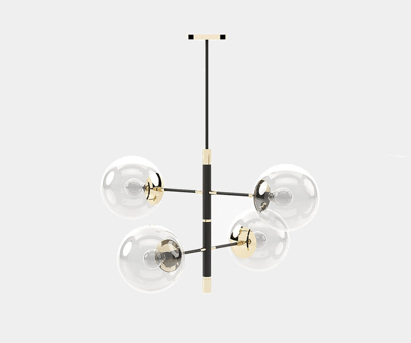 Elegant two-tiered chandelier with metallic accents, perfect for upscale home decor.