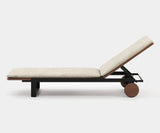 Salim Luxury Outdoor Sun Lounger in Andapa Sand - High-End Garden Design