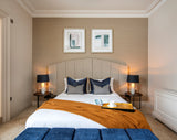 Luxury Tray - Posh Gold Leaf London Tray with Black Frame, view 6