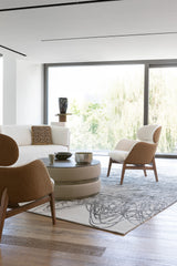 Luxury Upholstered Amaris Coffee Table styled in a luxury interior