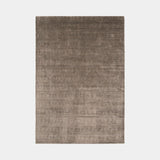 Luxury Viscose & Wool Weave Pattern Rug, shown in Mocha