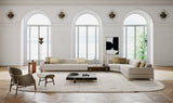Margon Solid Marble Luxury Coffee Table styled in a luxury interior