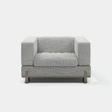 Margon Wide Low Luxury Armchair, alternative angle