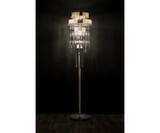 Crystal Floor Lamp: Intricate details and sparkling light elevate your interior design.