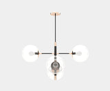 Handmade luxury chandelier by Laskasas, showcasing sophisticated modern design and elegant details.