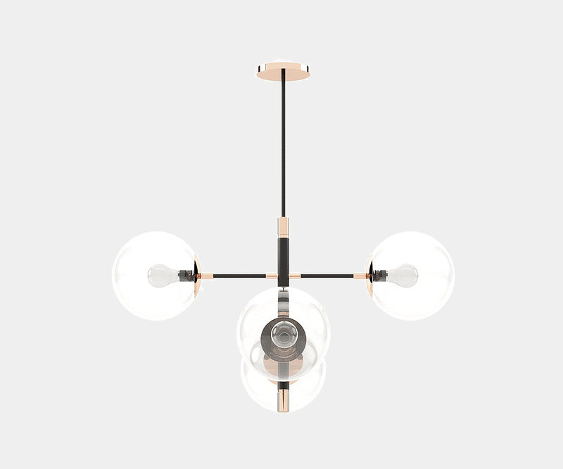 Handmade luxury chandelier by Laskasas, showcasing sophisticated modern design and elegant details.