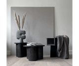 Elegant Ceramic Tribal Vase - Sculptural Piece for Contemporary Interiors