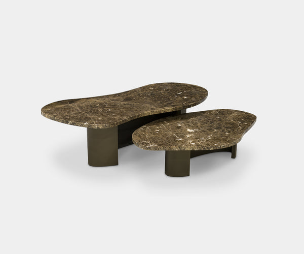 Modern Living Room Decor: Plateau Center Table adds a Touch of Luxury.