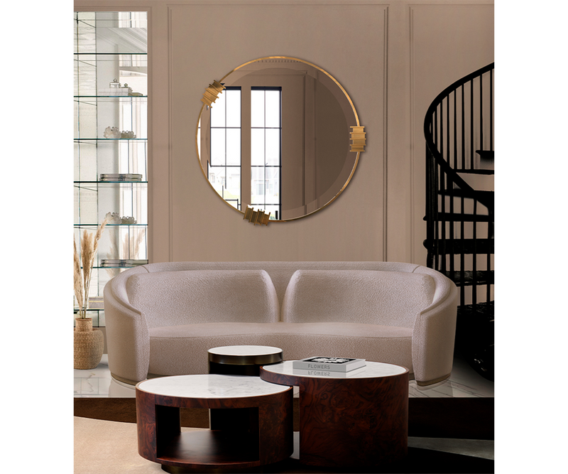 Round Coffee Table with Storage: The Cirque Offers Multiple Configurations.