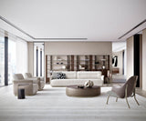 Monceau Wraparound Luxury Armchair styled in a luxury interior