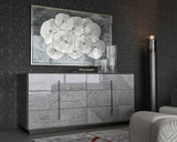 Giorgio Collection Moonlight Chest of Drawers in Tasmanian curly eucalyptus, room view