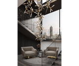 Luxury Interior Design - Modern Apex Chandelier with Crystals