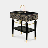 Maison Valentina Tortoise Single Vanity Cabinet