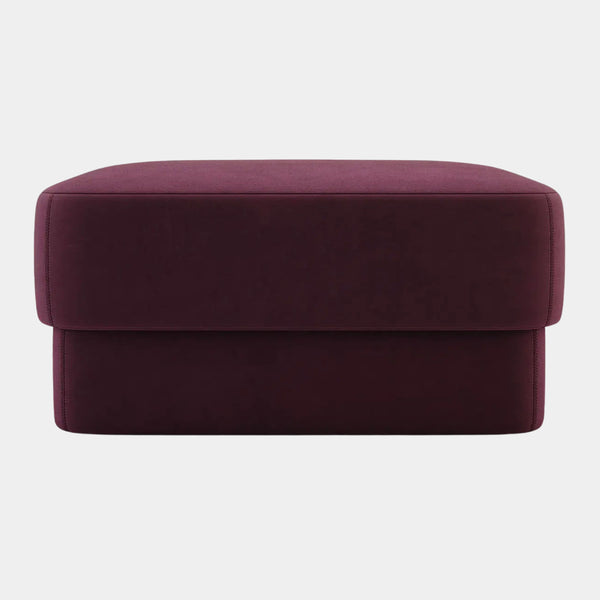 Nata Velvet Upholstered Pouf