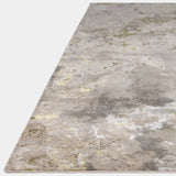Nebula Metallic Woven Luxury Rug, texture detail