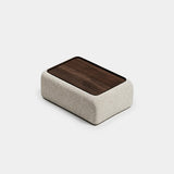 Nimbus Upholstered Base Luxury Coffee Table, alternative angle