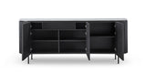 Lantine Marble Buffet - Black Oak