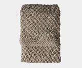 Rustic Farm: Handcrafted Chunky Knit Textured Throw