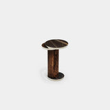 Odette Metal Ring Luxury Side Table, alternative angle