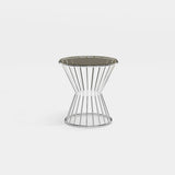 Orla Bronze Glass Luxury Side Table, alternative angle